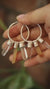 Lithium Quartz Clear Quartz Hoop Earrings 925 Sterling Silver Convertible Pendant Stack Earrings Heart Crown Chakra Gift