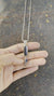 Blue Moonstone, Raw Tourmaline, Light Australian Smoky Quartz, & Blue Sapphire Pendant, Sterling Silver, Libra Zodiac, Emotional Balance