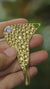 Gold Plated Spoon Pendant Blue Moonstone Cast Brass Necklace Ritual Tool Functional Crystal Talisman Jewelry