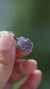 Dark Blue Aquamarine Pendant 925 Sterling Silver Oxidized Claw Necklace Throat Chakra Pisces Aquarius Gift