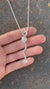 Blue Moonstone Spoon Pendant: 925 Sterling Silver Necklace