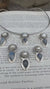 Blue Moonstone & South Sea Pearl Pendant, Crystal Stack, Textured 925 Sterling Silver, Throat Chakra, Emotional Balance Jewelry,Perfect Gift