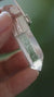 Himalayan Lemurian Rainbow Inclusion Clear Quartz Point Pendant, 925 Silver, High Shine, Hammered Texture, Meditation Crystal Talisman