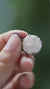 Round Pearl Pendant 925 Silver Hammered Claw Frame Necklace Moon Jewelry Feminine Wisdom Talisman