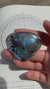 Big AAA Blue Labradorite tear Drop - 925 Sterling Silver - Heavy Set Adjustable Textured Ring - Size 5-10 US