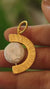 Pearl Spinner Pendant 925 Silver 18k Gold Plated Necklace Spinning Pearl Crown Chakra Cancer Gift