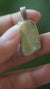 22ct Lightning Ridge White Fiery Opal Pendant, 925 Silver Organic Bezel, Solid Australian Gem Opal, October Birthstone Crown Chakra Gift