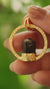 Himalayan Dravite Tourmaline Pendant 925 Silver 18k Gold Plated Circular Necklace Heart Chakra Gift