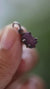 Six Sided Ruby Pendant 925 Sterling Silver Oxidized Necklace Natural Corundum Crystal Protection Gift