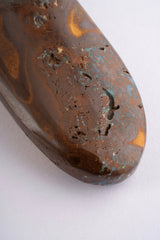 Australian Sparkly Boulder Opal - 925 Sterling Silver - Silver Dust Textured Pendant Setting - Neckpiece N/9