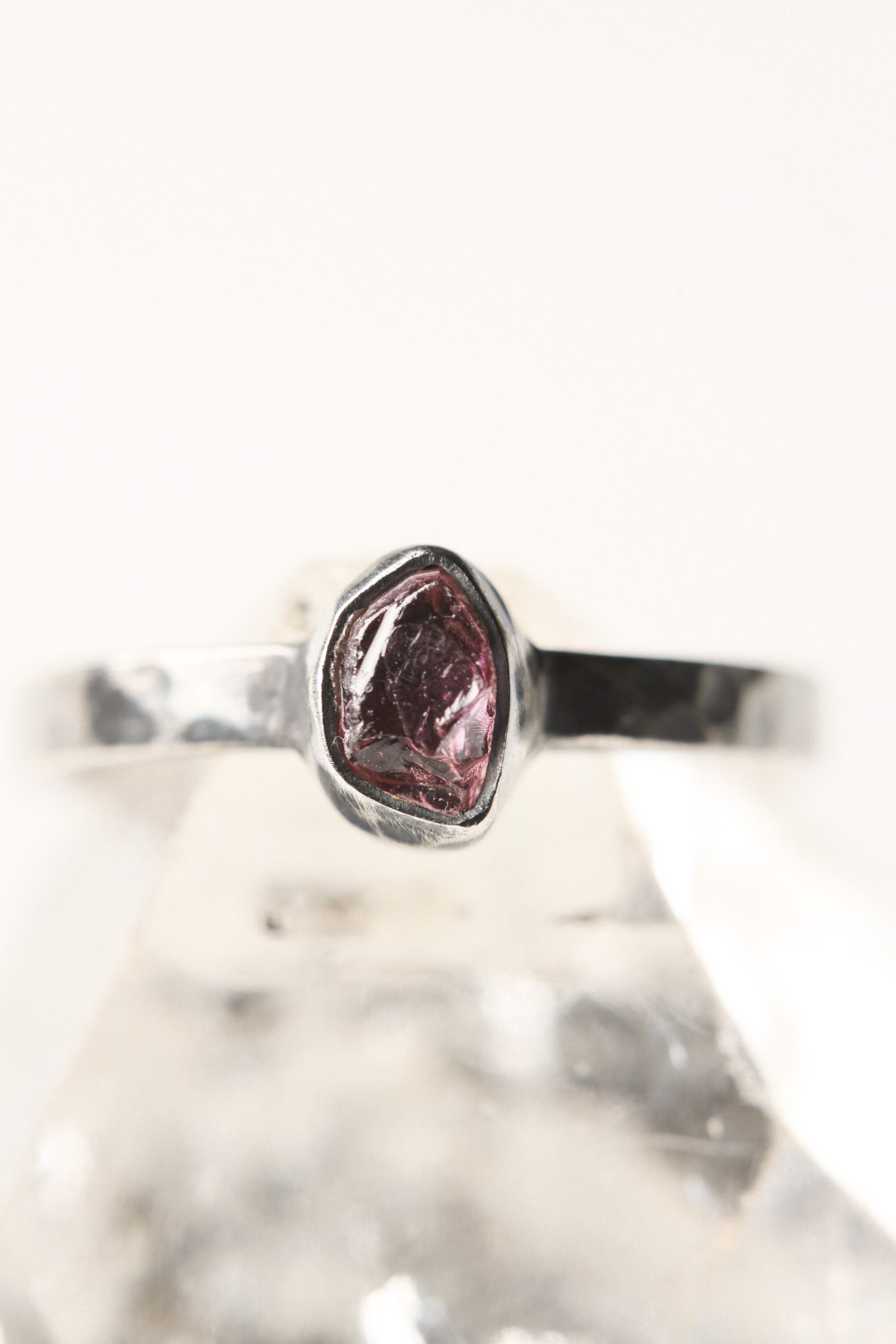 Eternal Blush - Sterling Silver Ring with Pink Tourmaline - Size 6 US - NO/01