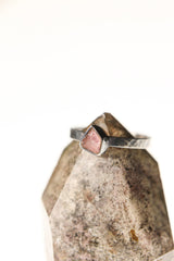 Eternal Blush - Sterling Silver Ring with Pink Tourmaline - Size 6 1/2 US - NO/04