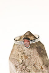 Eternal Blush - Sterling Silver Ring with Pink Tourmaline - Size 6 US - NO/03